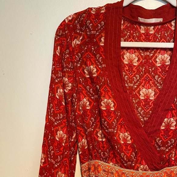 Spell & The Gypsy Dress - Red Patterned - Picture 3 of 4